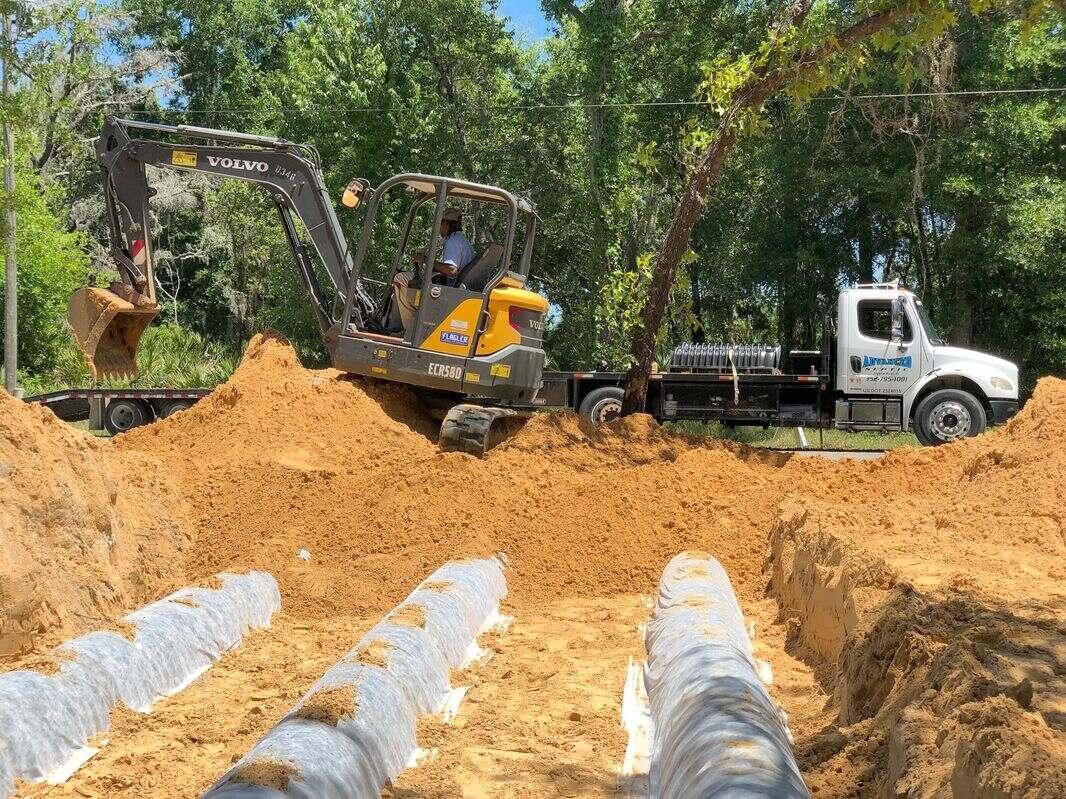 Drain Field Line Replacement in Liberty Triangle, FL