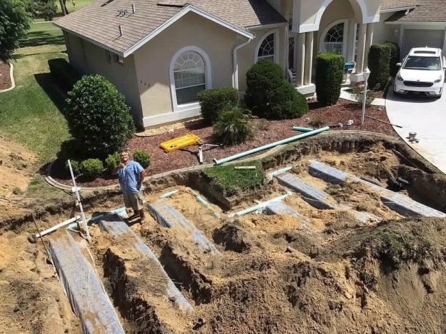 Drain Field Line Replacement in Liberty Triangle, FL