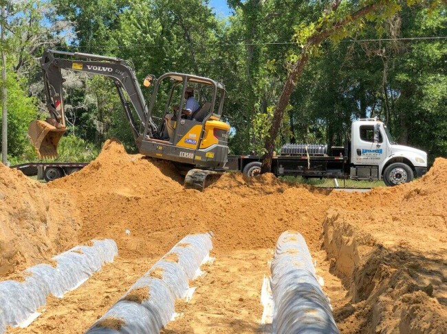 Drain Field Line Replacement in Marion Oaks, FL